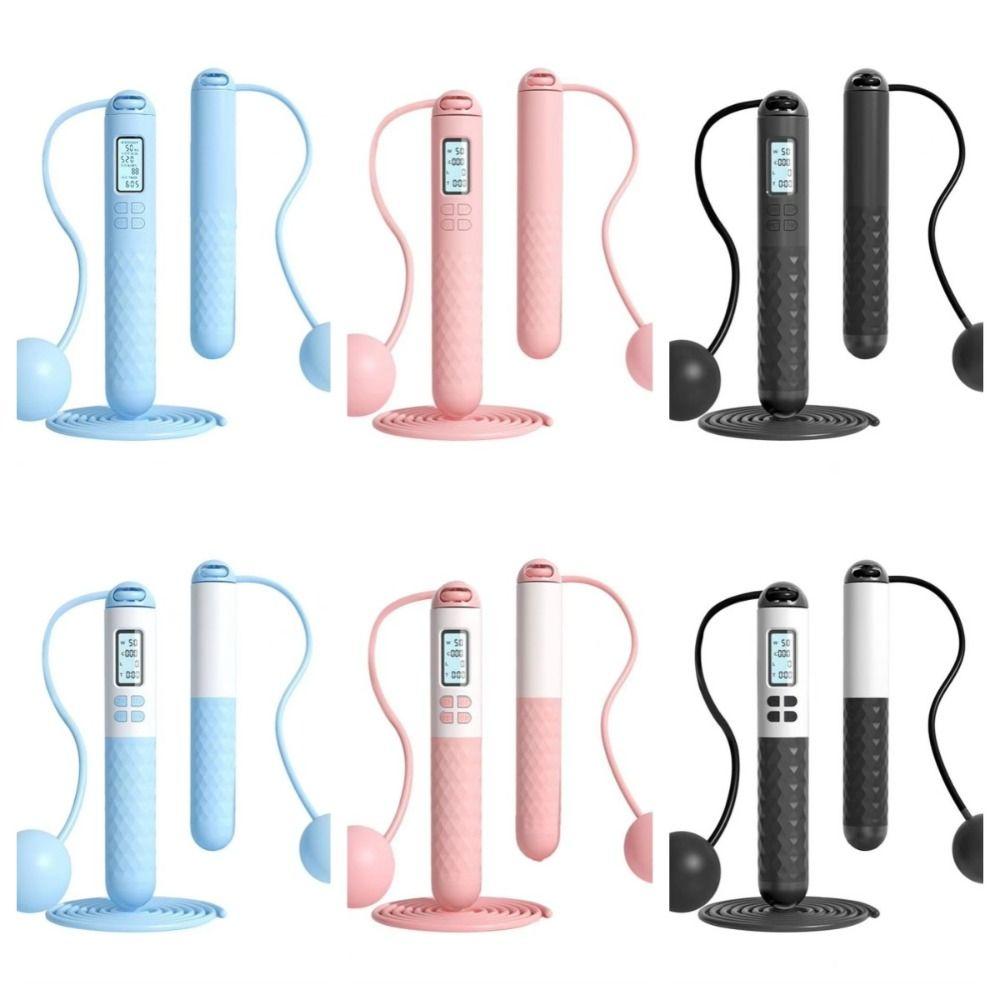 With Counter Ropeless Jump Rope Anti-Skid Digital Skip Rope Counting Skipping Rope  Children
