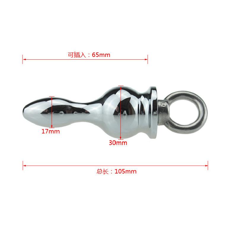 Metalowy Korek Analny Duży, Średni i Mały Pierścień do Wyciągania Korek Analny Produkt Seksualny Wyjdź Pierścień do Wyciągania Korek Analny Produkt Seksualny