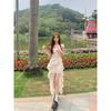 Pure Desire Style Spice Girl Wears French Temperament Trailing Suspender Dress Design Sense Niche Seaside Vacation Style Long Dress