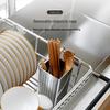 Extendable Stainless Steel Sink Dish Drying Rack