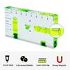 Magnetic Mini Bubble T-Type Level High Precision Transparent Two Directions Spirit Level Mark Measuring Instruments Layout Tools