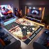 1PC Custom Name Love Paris Theme Floor Mat Ideal for Living Room, Game Rooms, Office, Bedroom,Floor Mat Playful Design