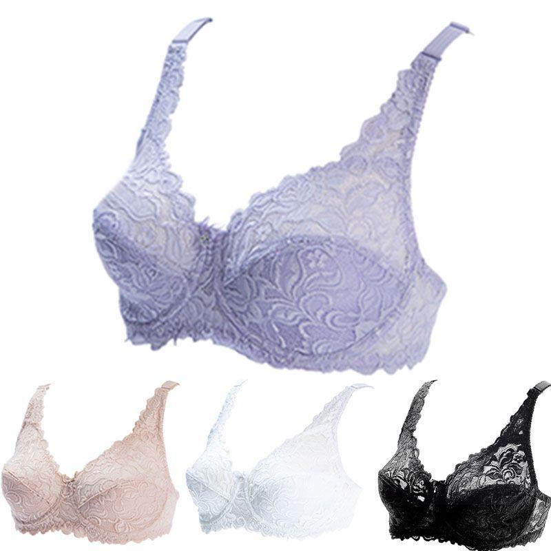 Eleganter Und Sexy Spitze Damen BH Übergröße 75-100 D E Ultradünne Büstenhalter 95e 100e Unterwäsche