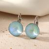 Fashion Round Artificial Crystal Hoop Earrings for Women Earring Jewelry Wedding Party Accessories