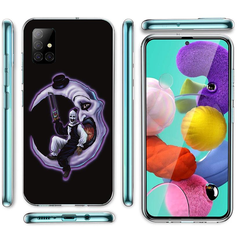 Horrorfilm Terrifier Handyhülle für Samsung Galaxy A52 A32 A22 A12 A51 A31 A50S A30S A20S A10S Note 20 Ultra 10 Plus S10 A72 A