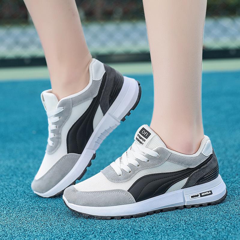 2023 New Women's Shoes Net Surface Student Platform Shoes Fashion Casual Sports Shoes Women's Shoes