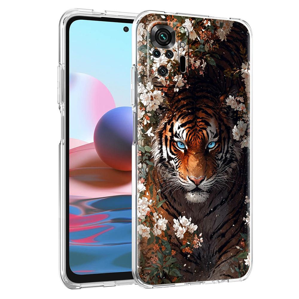 Phone Case For Xiaomi Redmi Note 15 14 5G 13 12 10 11 Pro Plus 4G 14C 13C 12C Soft TPU Cover Cool Animal Tiger Lion