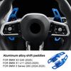 Car Steering Wheel Shift Paddle Shifter for BMW X3 G45 2025 X1 U11 -2025 5 Series G60 2024 2025 Interior Trim Sticker