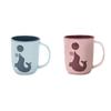 1/2Pcs Popular Toiletry Cups Dolphin Mouthwash Cup Couples Toothbrush Cup Creative Water Cup Kids Bathroom Cup