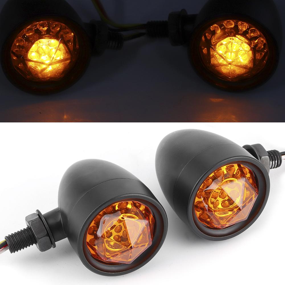 

2 шт. светодиодный указатель поворота для мотоцикла, указатель поворота, резьба для крепежного болта 10 мм