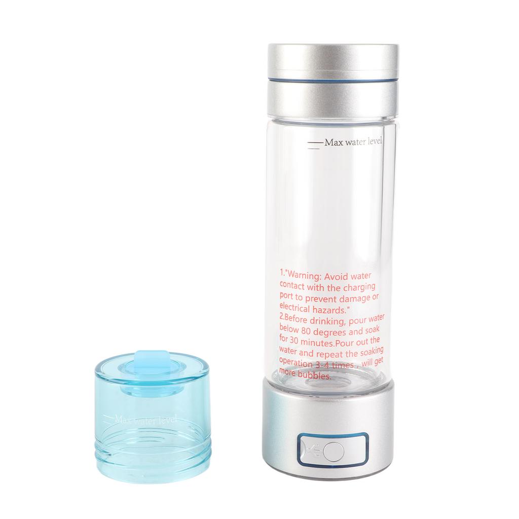 5V Hydrogen Water Bottle 260ML Capacity 2000?9000ppb Rechargeable Portable Hydrogen Water Generator
