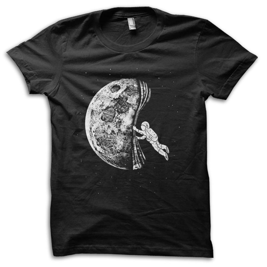 Космонавт Человек Посещающий Луну Ракета НАСА Забавная Гиковская Футболка M5870 4XL