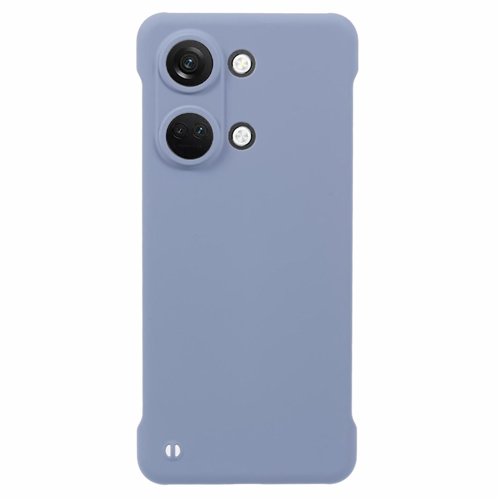 

For OnePlus Ace 2V/Nord 3 5G Case Hard PC Frameless Phone Cover Skin-Touch Precise Lens Cutout Lavender Grey