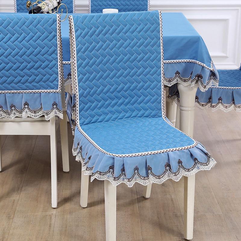 

Подушка для стула, утолщенный чехол для стула для столовой, противоскользящий, интегрированный чехол для сиденья стула, интегрированный коврик для стульев для столовой 1 chair cover [without tablecloth]