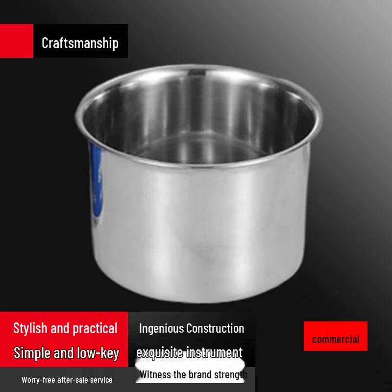 

Yingbai 304 Stainless Steel Extra Thick Round Condiment Bowls, 16cm, No Lid, 10-Pack