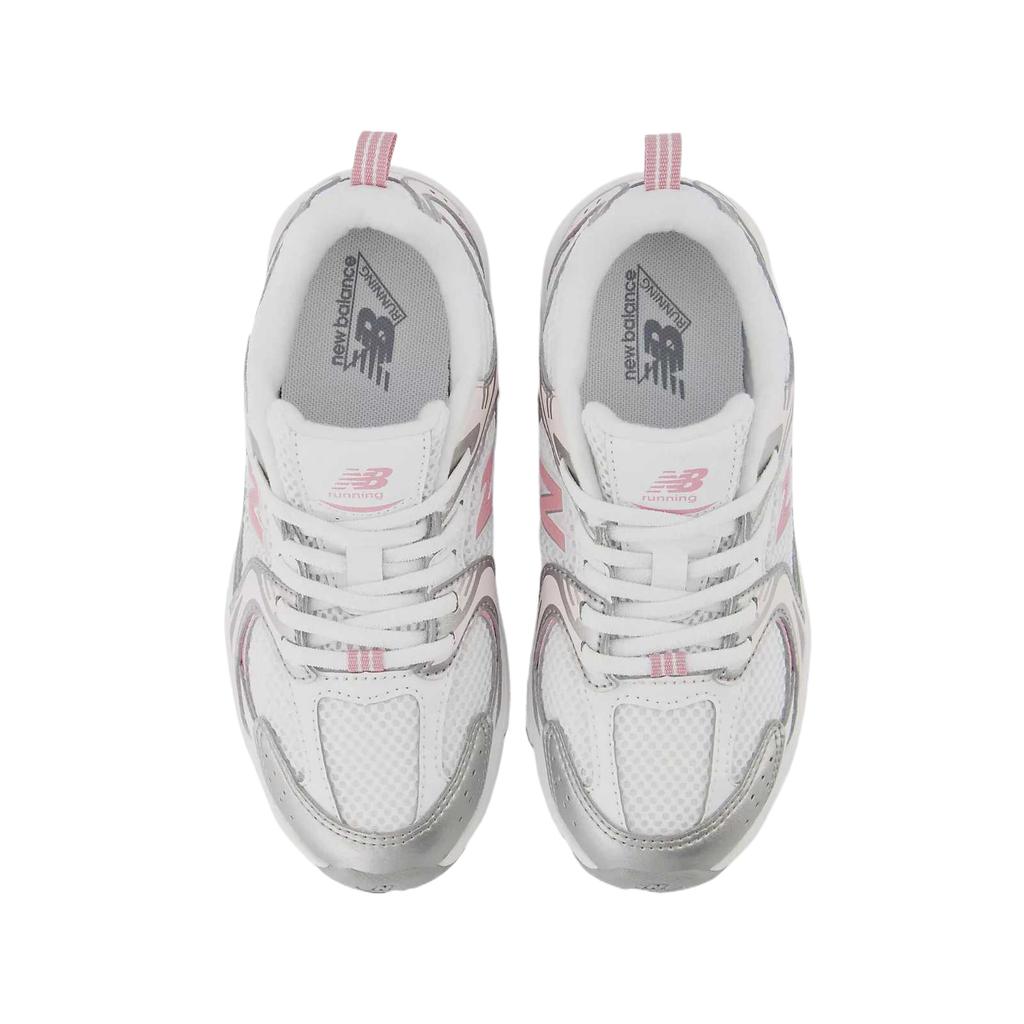 New Balance NB 530 Synthetic Leather Mesh Bungee Classic Fashion Versatile Exquisite Shock Absorption Rebound Breathable Low Top Running Shoes PZ530EC