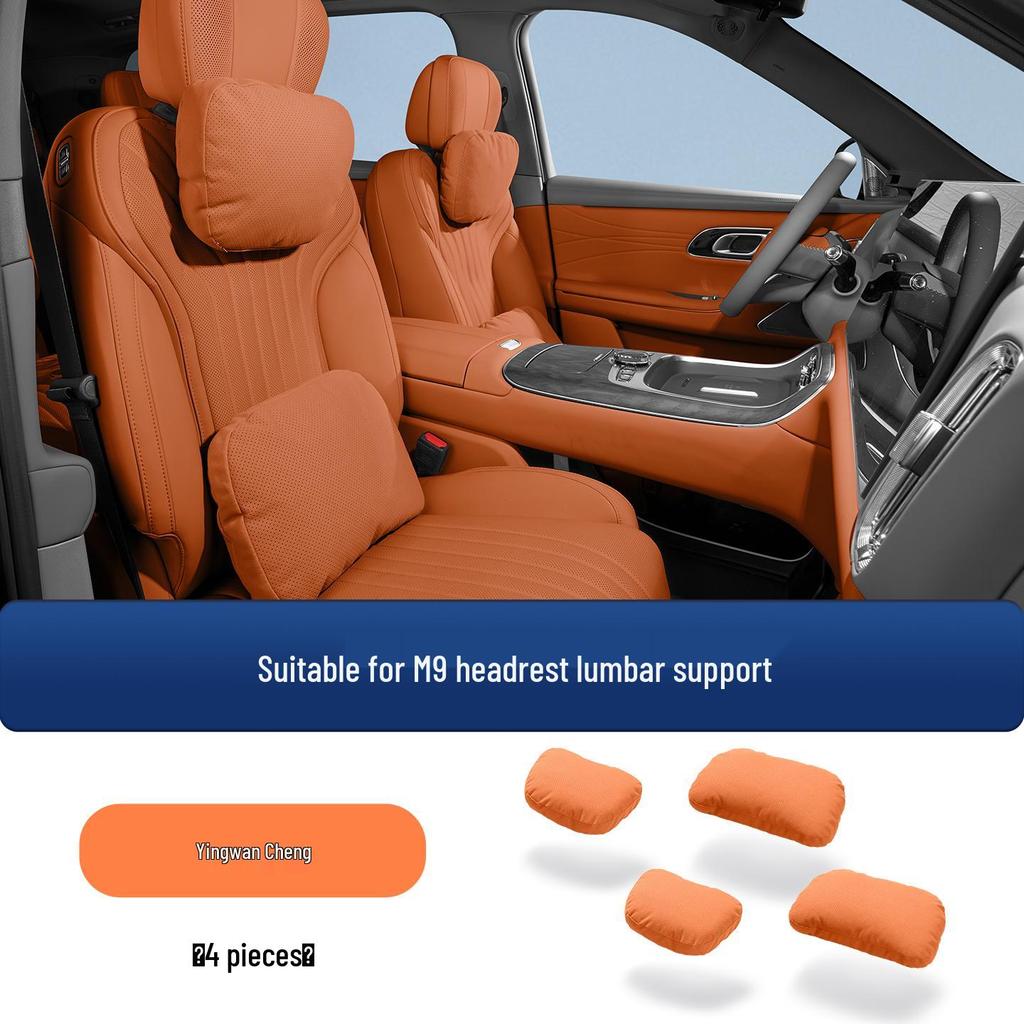 Geely Galaxy M9 Maybach Headrest Lumbar Support and Neck Pillow Cushion