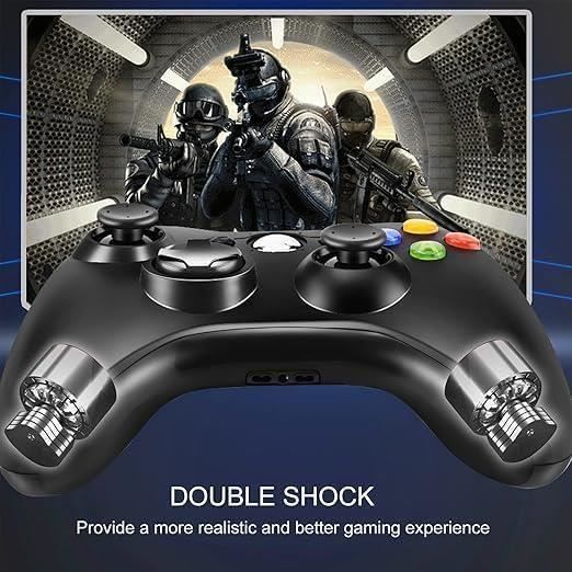 Manette de jeu - Gezimetie - Xbox 360 - USB - Double Vibration - Design Ergonomique