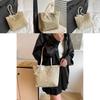 Trendy Summer Woven Tote Bag With Elegant Bow Design For Beach Vacations