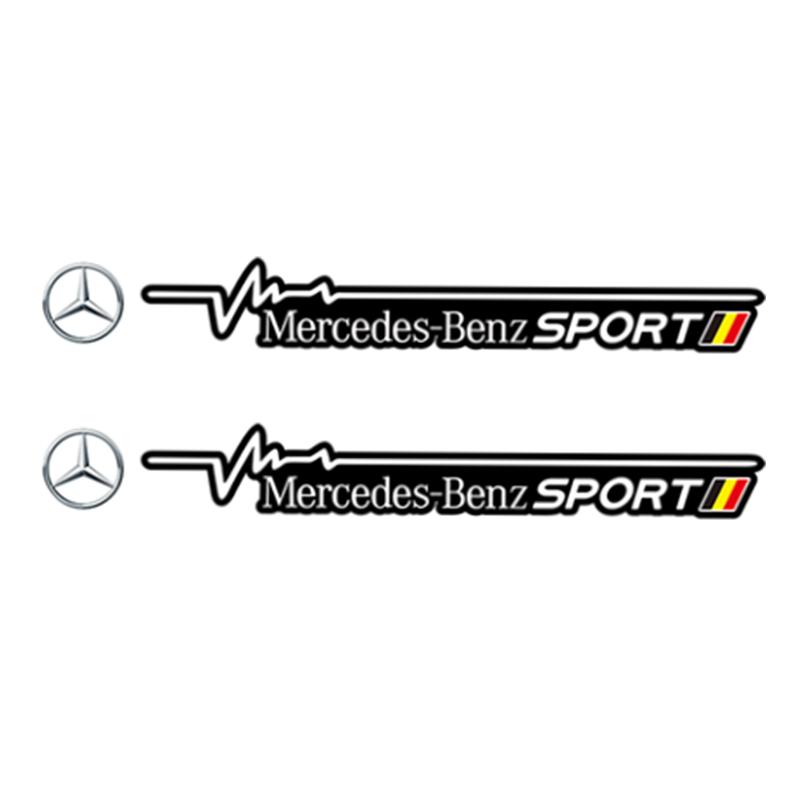 

2025 Hot 2Pcs Car Sticker Cars Window Wiper Decal Accessories For Mercedes Benz AMG W204 W205 W203 W211 W212 W213 W201 W210 W124