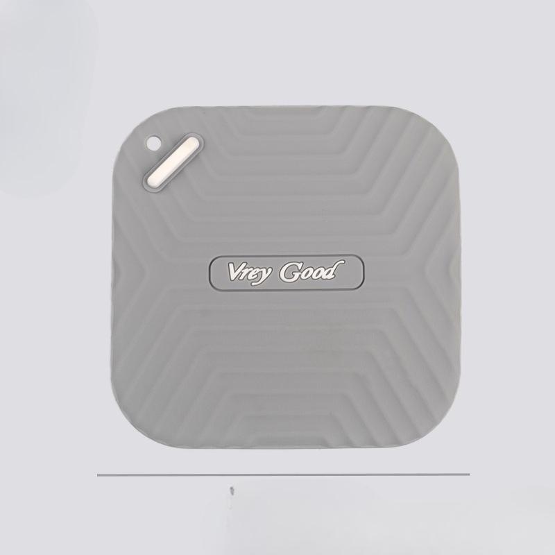 

Квадратная ванная комната Мягкая резиновая подушка против запаха, Защита от насекомых и обратного запаха Крышка слива для пола, Подушка для слива пола Силиконовая лента серый