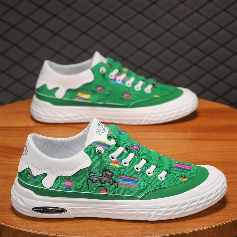Canvas Casual Sneaker Skateboard Ventilate Wear-resistant Fabric Loafers Sports and Leisure Soft and Comfortable Fashion Canvas