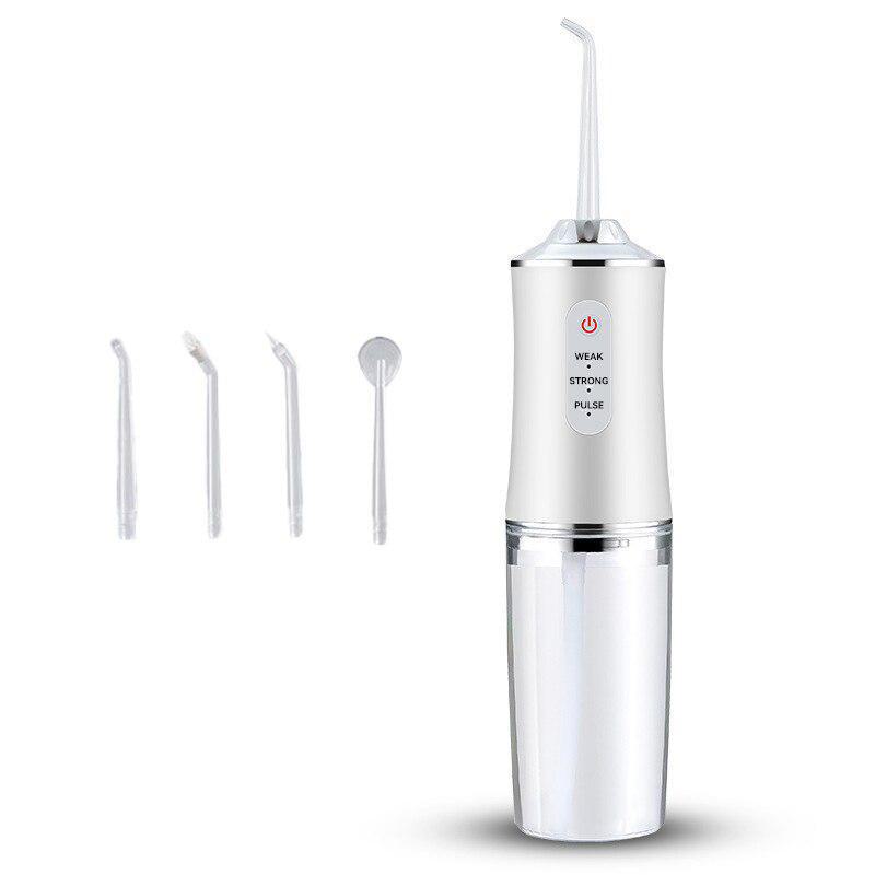 Portable Electric Teeth Cleaning and Water Flosser Device for Home Use
