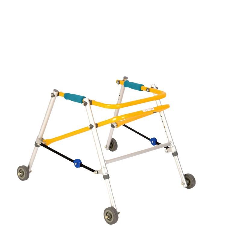 Four-Wheel Children's Walker for Lower Limb Rehabilitation
