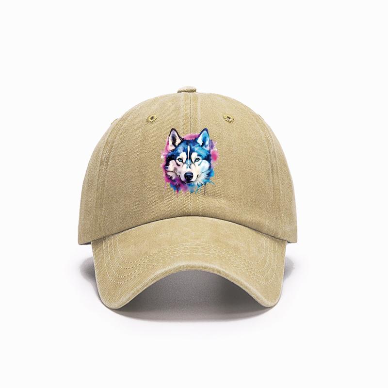 

В наявності регульований капелюх з принтом вовка, повсякденна проста бейсболка на відкритому повітрі унісекс, бейсболка, базова чоловіча кепка. as the picture хакі