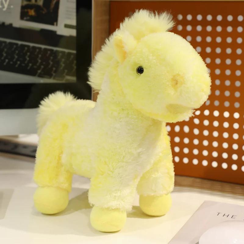 Fantastic Rainbow Horse Plush Dolls Stuffed Animal Cute Unicorn Colorful Pony Plush Toys Birthday Gift For Children Friends