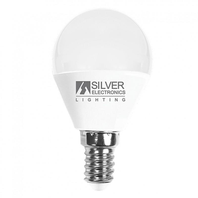Silver - Bombilla led decorativa silver electronis esferica 7w-70w -  e14 -  5000k -  620 lm -  luz blanca -  a+