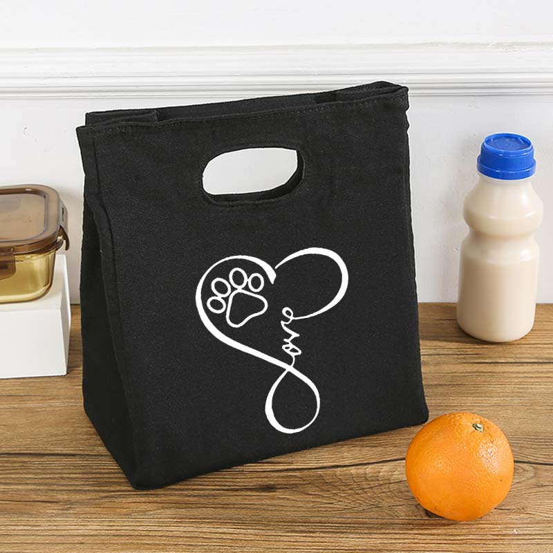Dachshunds Fresh Cooler Bag Canvas Portable Insulated Thermal Lunch Bags for Women Kids Bento Box Tote Picnic Food Storage Pouch