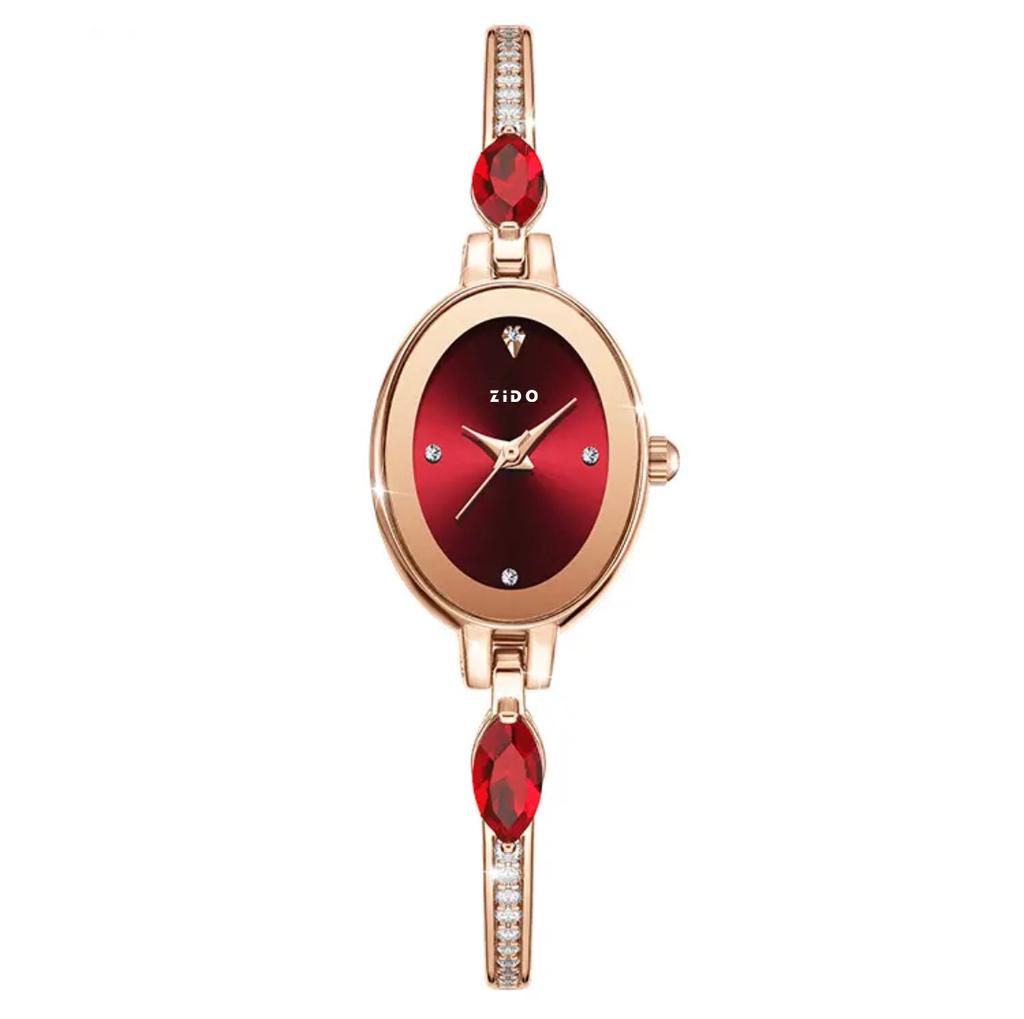 UTHAI L96 Women's Watch Brand Advanced Ladies Fashion Light Luxury Crystal Inlaid Diamond Waterproof Female Quartz Watches Clock