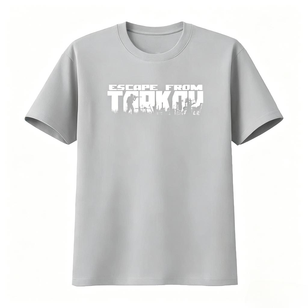 Escape From Tarkov Logo Vintage T Shirt Retro Style Comfortable Fit Perfect for Gamers Unisexs Clothing Women 2026 Summer T Shirt