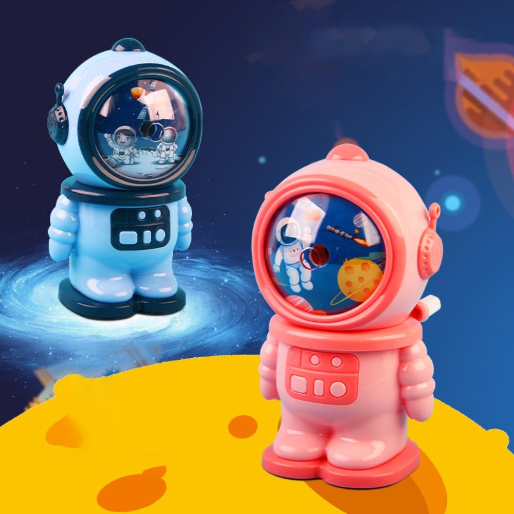 

Hand Rotating Hand Crank Pencil Sharpener Space Theme Astronaut Mechanical Sharpener Birthday Gift