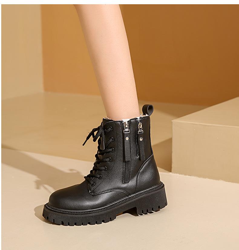 

Winter New Solid Color Warm Comfortable Slim Versatile Fashionable Women s shoes Sexy Elegant Casual Simple Winter Boots 42 чёрный
