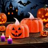 Flickering Tea Lights Flameless Flickering Pumpkin Lights 12 Pieces Halloween LED Lamp For Celebration Event Party Bedroom