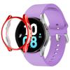 Silicone Strap+TPU Case for Samsung Galaxy Watch 5 44mm 40mm/4 44mm 40mm Sport Wristband for Samsung Watch 5/4 Protective Shell