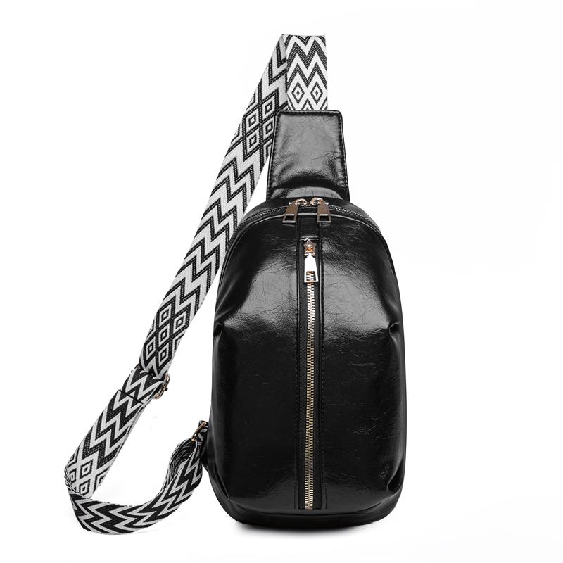 Vintage Chest Bag Women's Crossbody Bag Large Capacity Shoulder Bag