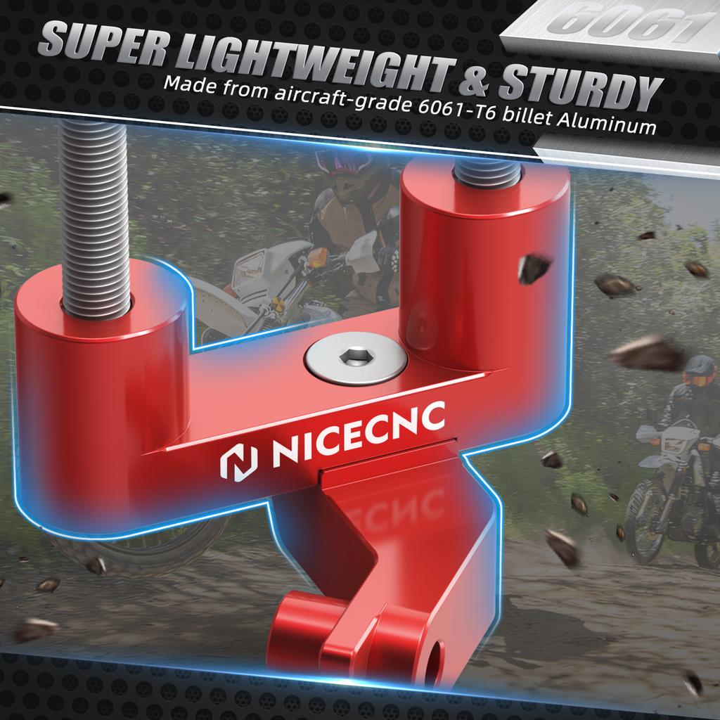 NICECNC For Honda XR650L XR 650L 650 L 1993-2025 2024 Motorcycle Right Footpeg Footrest Foot Peg Mount Bracket Holder Aluminum