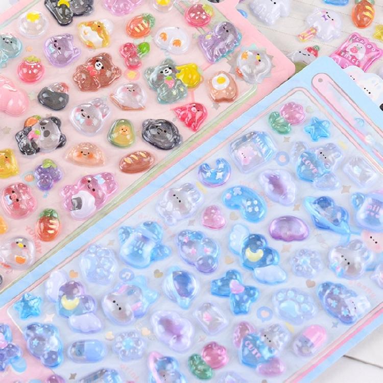Cartoon Animal Sticker for Journal Planner Phone Case Scrapbooking Embellishment Motivational Sticker for Kid Teacher