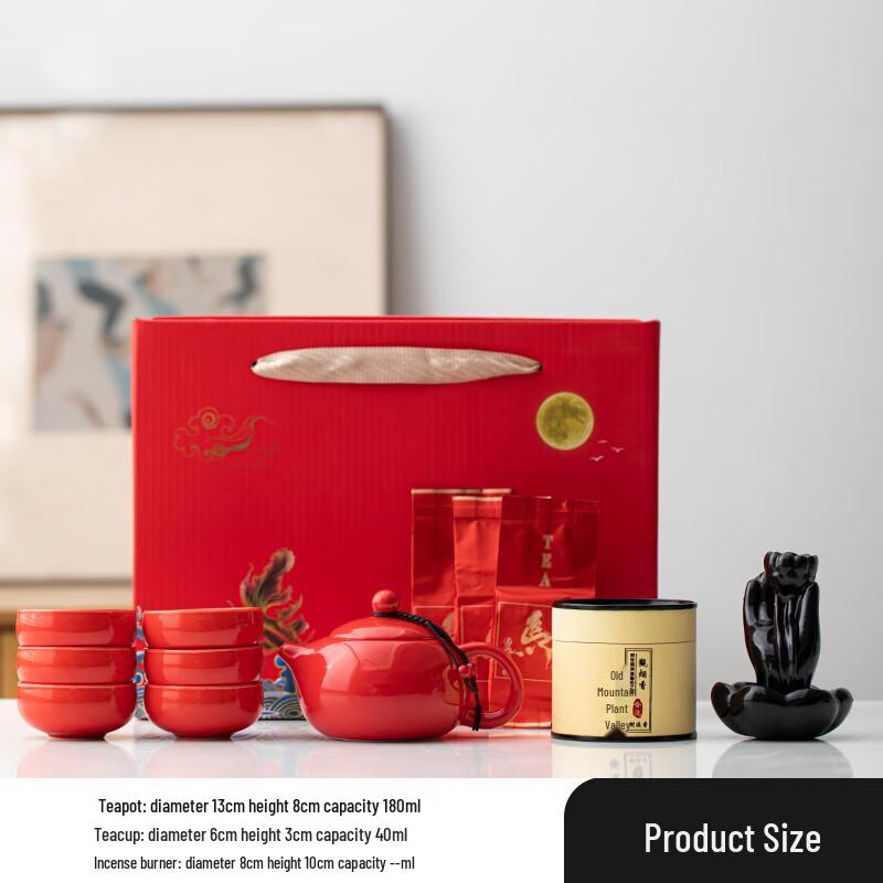 Qianli Jiangshan Ceramic Xishi Tea Set