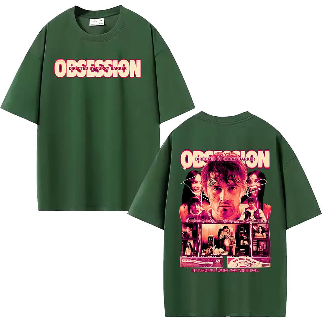 One Wish Willow Obsession 2026 Horrorfilm Druck T-Shirt Unisex Unisex Mode Ästhetische T-Shirts Baumwolle Lässig Kurzarm T-Shirt