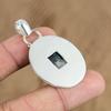 Anniversary Gift For Her Natural Solar Moss Agate Gemstone Pendant 925 Silver