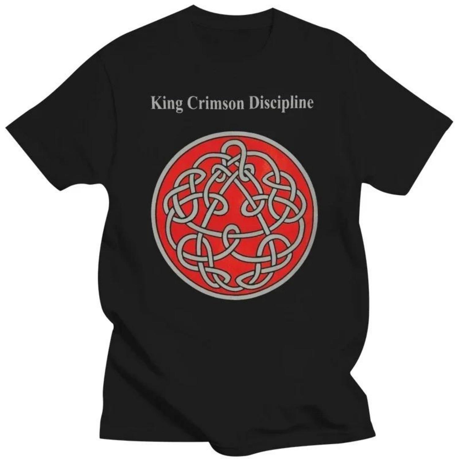 

Men Clothing Oversized Graphic T Shirts2024 King Crimson Men Discipline Black T-shirt Black Harajuku Oversized Graphic Summer XXXXXL чорний