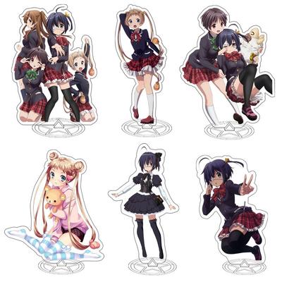 15cm Anime Take on Me Takanashi Rikka Support Acrylique Figurine d'Action Jouet Figurines Décoration de Bureau Maison