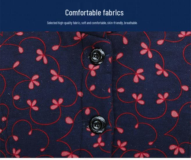 Stylish Plus Size Cotton-Padded Winter Jacket for Elderly Women - Thickened, Warm, Velvet-Lined Outerwear