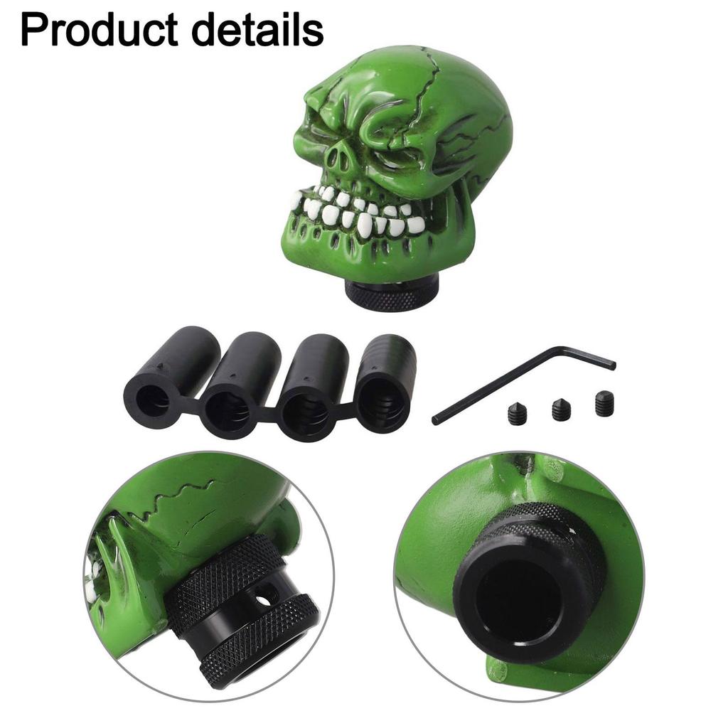 Innovative Car Gear Shift Knob with Skull Design Easy Installation Tool