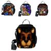 Durable And Easy To Wash Five Nights At Freddy's 3d Printed Insulated Lunch Bag