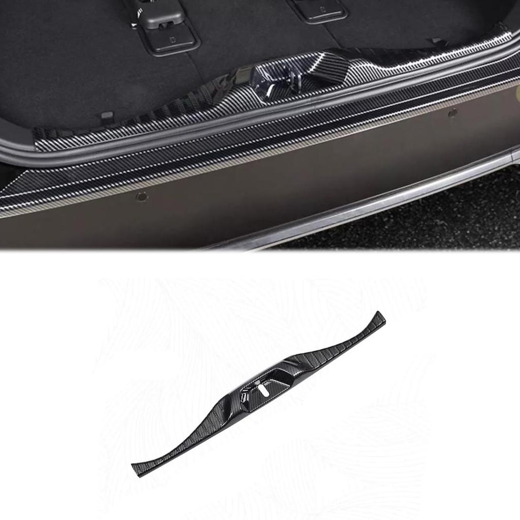 Hyorabyn Carbon Fiber Trunk Protector Rear Bumper Side Step ABS Custom Interior Parts for the New Alphard 40 Series and New Vellfire 40 Series